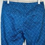 NYDJ  Sz 8 P Blue Printed Cropped Pants Photo 6