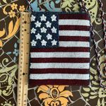 AMERICAN FLAG BEADED CROSSBODY BAG Red Photo 3