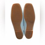 VIVAIA Margot Square Toe V Cut Denim Blue Flats Size 9 Photo 4