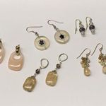 Lot Of 5 Beaded Costume Earrings Pierced Dangle Photo 0