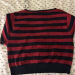 Edikted  sterling striped off the shoulder sweater Photo 5