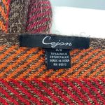 Cejon Scarf Womens‎ One Size Metallic Purple Red Orange Brown Acrylic 104" Photo 4