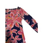 Lilly Pulitzer Lilly Pulitzer SOPHIE Small Party Dress Navy Blue Starfish Hibiscus Nautical Photo 3