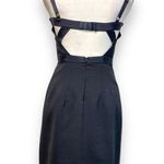 Club Monaco Club of Monaco Criss Cross Back Black Pencil Sheath Dress Sz XS Photo 1