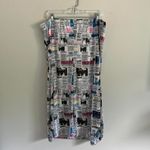 Y2K NEWSPAPER‎ WEARER MAXI SKIRT White Size 3X Photo 4