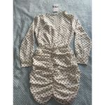 ZARA NWT  Polka Dot Dress Black White Women's XS Coastal Cocktail Beach Grandma Photo 9