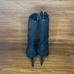 Liliana  all black full lace up zip heeled booties
Women’s 8 Photo 3