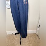 Aeropostale Embroidered Hooded Blue Gray Sweatshirt & Pants Size Large Photo 12
