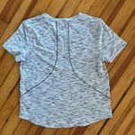 Lululemon  Long Distance Short Sleeve in Tiger Space Dye Black White Size 8 Photo 2