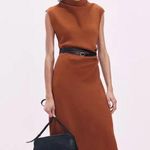 Zara collection midi dress with belt Brown Size XS Photo 0