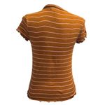 Madewell  Baby Tee in the Milstead Stripe – XS-Scoop Neck Lettuce Edges + Hem Photo 3