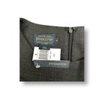 Pendleton New  Gray 100% Virgin Wool Midi Dress Bell Sleeve Office Preppy S/M Photo 3