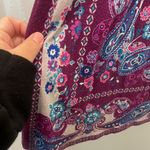 Full Tilt printed summer dress paisley in purple size S casual Photo 5