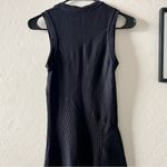 All Saints Gia Ribbed Asymmetrical Midi Dress Photo 4