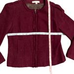 CAbi Britt Boulce Merlot Red Jacket Blazer Size 6 Photo 5