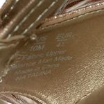 Circus NY by Sam Edelman Natalina Metallic Bow Kitten Heel Slide Sandals Size 10 Gold Photo 14