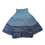 SOL 100% BABY ALPACA Poncho Cardigan Sweater One Size Peru Blue Photo 6