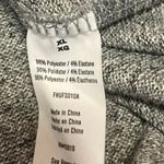 Hurley Women's Gray Knit Long Sleeve V-Neck Active Sweatshirt Sweater Top Sz XL Photo 3