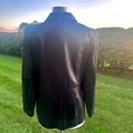 Style & Co Black Leather Petite Jacket Photo 11