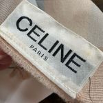 CELINE  Macadam Embroidered Logo Vintage Wool Winter Scarf Photo 6