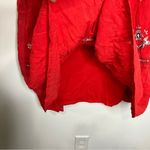 Knox Rose  red mini dress‎ with embroidery details v-neck size medium Photo 5