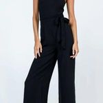 Princess Polly The Kit Black Strapless Belted Cropped Jumpsuit 6 Photo 2