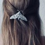 Urban Outfitters Luna Moth Moon Hair Clip Halloween Oddity Photo 1