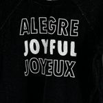 Xhilaration  Black Joyful Top Medium Photo 5