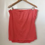 Maurice's Y2K Tube Top Palm Trees Coral Stretch Coconut Girl Tropical Bratz Doll Top 1X Photo 1