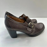 Natural Soul by‎ Naturalizer CARLO Heeled Loafer 8.5M Brown Slip On Academia Size 8.5 Photo 2