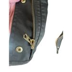 J.Crew twill Field jacket size Small Green Moto coated twill Photo 2