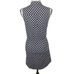 Michael Kors Michael Michael Kors front tie geometric print shirt dress, Size 12 Photo 1