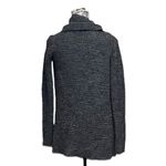 Michael Kors Gray Wool Cardigan Womens Crochet Chunky Granola Girl Soft Prep XS Photo 4