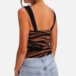 Free People  2 Tone Tank Zebra -‎ Size Small- New Photo 1