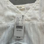 John Galt NWT Tank Top One Size Womens White Eyelet with Tie Waist Pacsun Stappy Photo 2