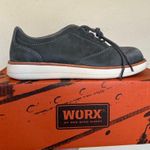 Red Wing Worx 5144 Steel Toe Leather Work Shoes Lace Up Zinc Oxford wmns Sz 10 Gray Photo 0