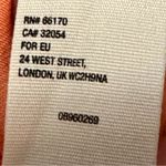 Free People Asymmetrical Embellished Raglan Blouse Orange Romantic Boho Chic Photo 7