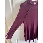 Free People Intimately Women's Long Sleeve Top Size Small Sheer Romantic Sexy Photo 2