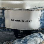 Current/Elliott Current Elliott 5 Pocket Frayed Hem Denim Mini Skirt Size 26 Photo 3