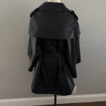 Betsey Johnson  Black Cape Poncho‎ Size Small Photo 3