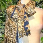 Rima brand awesome cheetah print large scarf! New Black Photo 0