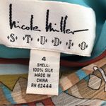 Nicole Miller Studio Silk Beaded Maxi Dress 4 Photo 8