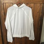 Athleta  Advantage Polo Top Quarter Zip Pullover in Bright White Size XL Photo 5