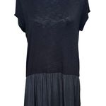 Dolan Left Coast Women’s Size S Black Tunic Top Tee High Low Minimalist USA Made Photo 0