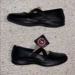 Skechers Leather Work Relaxed Fit Sunrosa Evit Slip Resistant Mary Jane Black 7 Photo 5