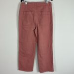 Madewell  Emmet 2.0 Wide‎ Leg Crop Pant in Dusty Rose Size 31 Tall Photo 5