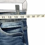 KanCan Kurvy Ultra High Ankle Jean Womens 28 Blue Split Frayed Hem Distressed Photo 8