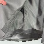 Tahari  Arthur S Levine Metallic Silver Skirt Suit Set Size 8 Petite Photo 7