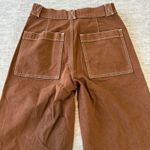 Madewell NWOT‎  Jeans Womens Size 23 Emmett Wide-Leg Boho Dried Acorn Pants Photo 3