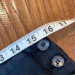 Talbots  Chelsea Crop black linen button side wide leg pant 10 Photo 6